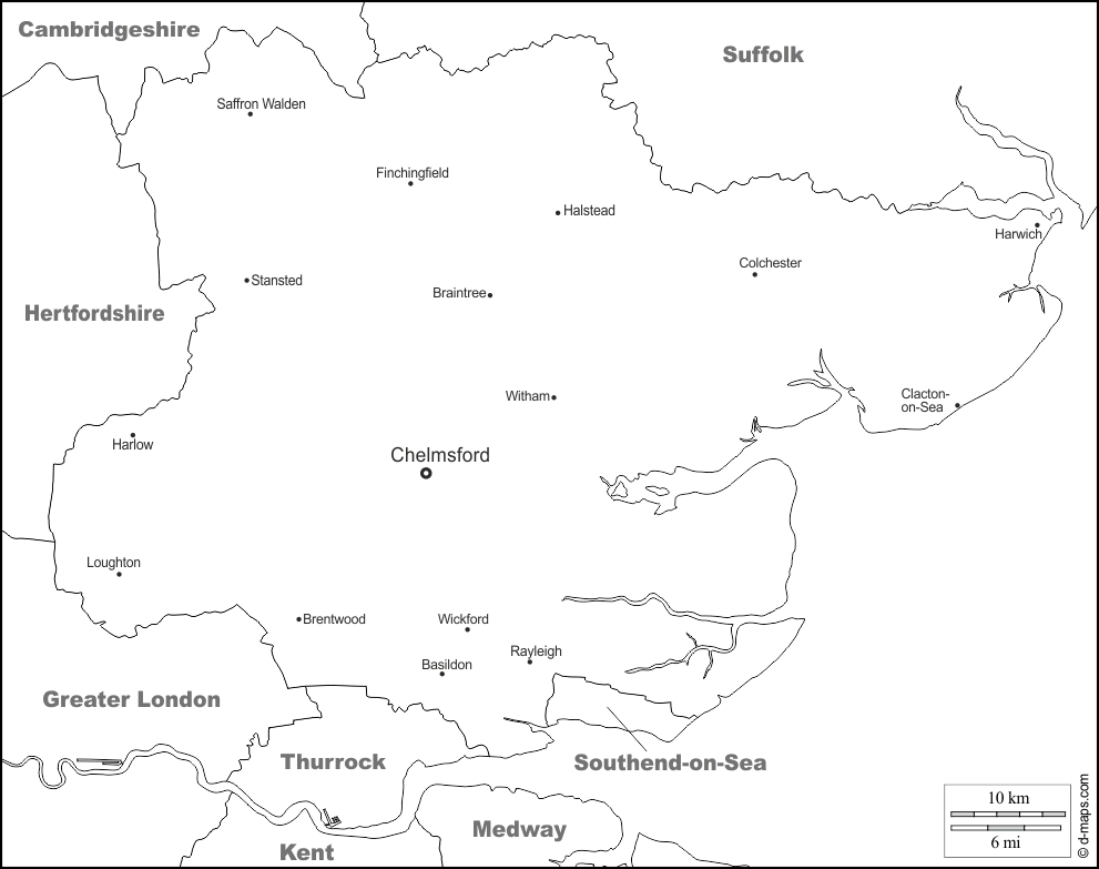 Essex map