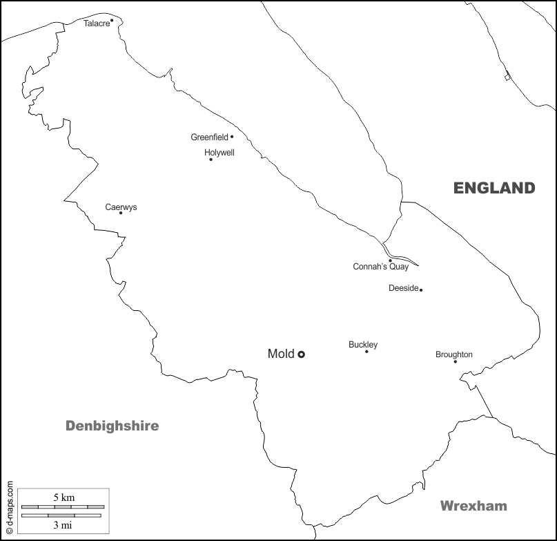 Flintshire map
