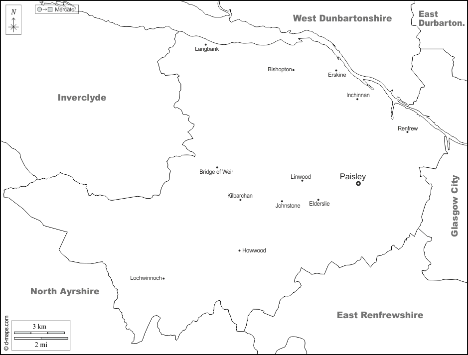 Refrewshire map
