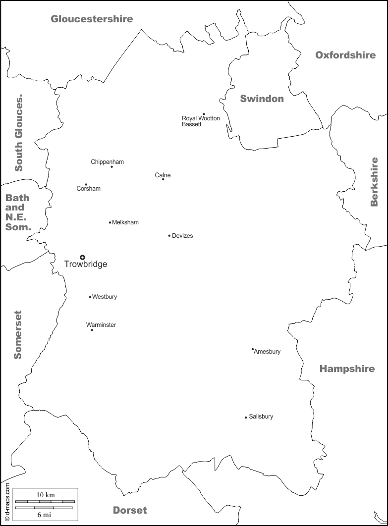 Wiltshire map